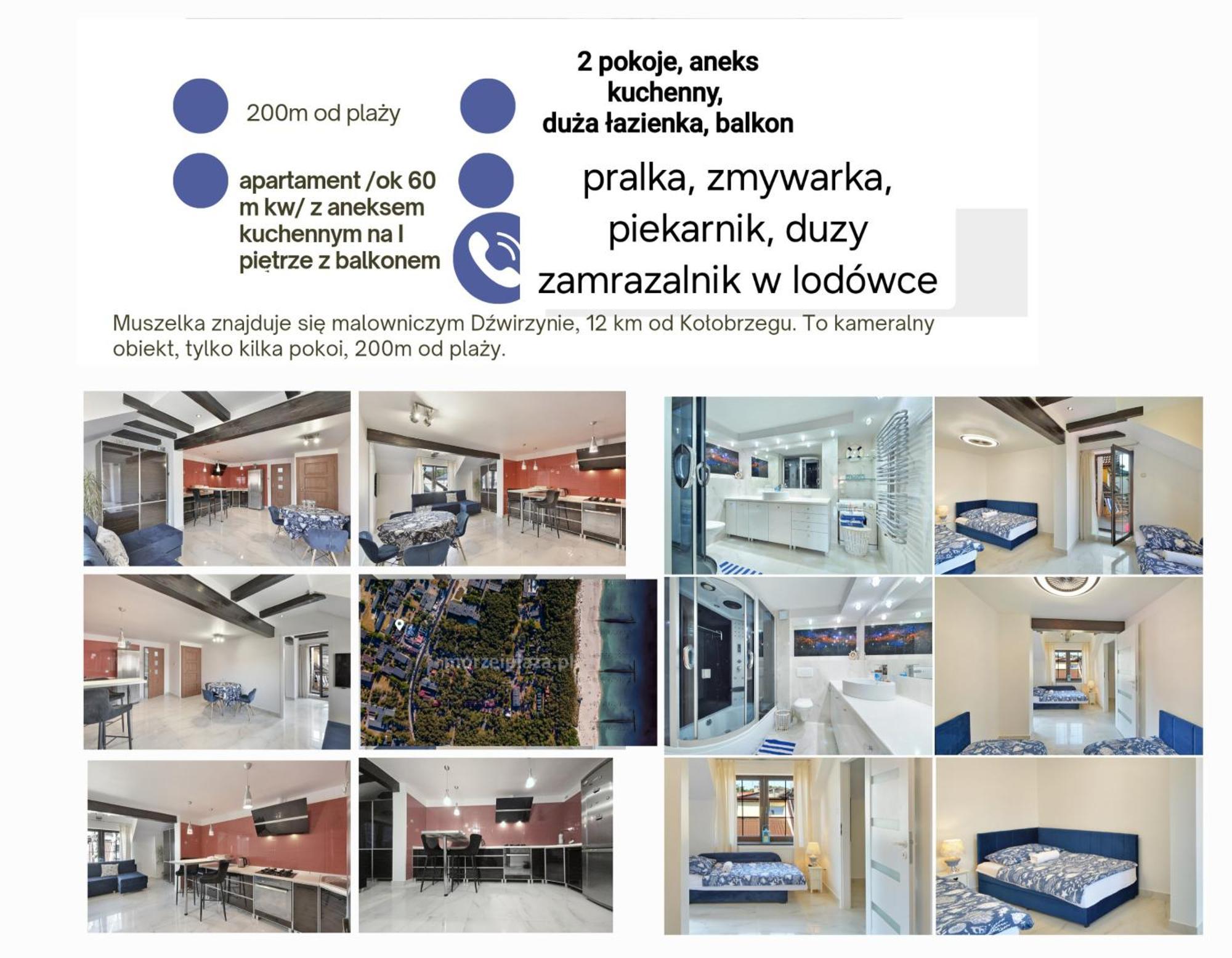 Privatunterkunft Muszelka Pokoje I